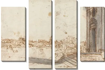 Вид на Рим из Санта-Мария-дель-Приорато