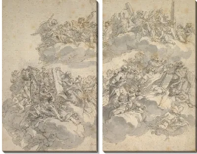 Пророки, Патриархи, Святые и ангелы-музыканты во славе