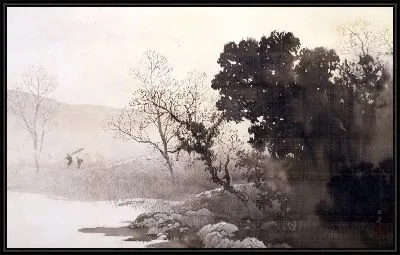 Вечер на берегу озера