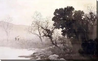 Вечер на берегу озера