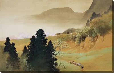 Горная деревня весной