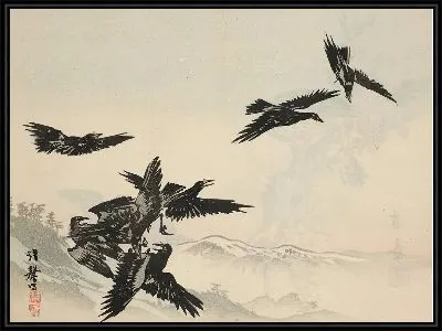 Картина Meika kachō gafu