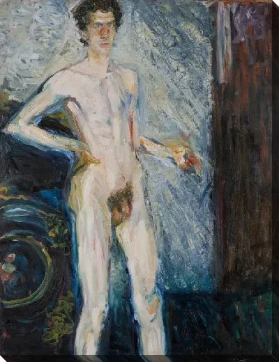 Картина Обнаженный автопортрет с палитрой