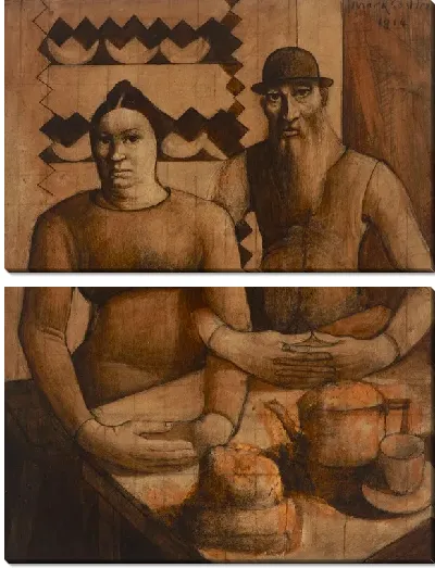 Картина Раввин и Раббитзин