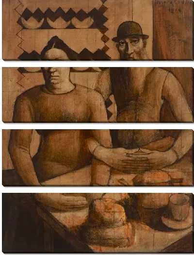 Картина Раввин и Раббитзин