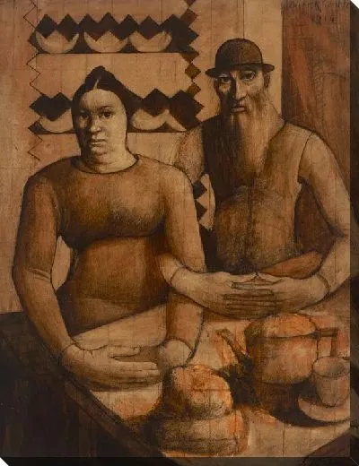 Картина Раввин и Раббитзин