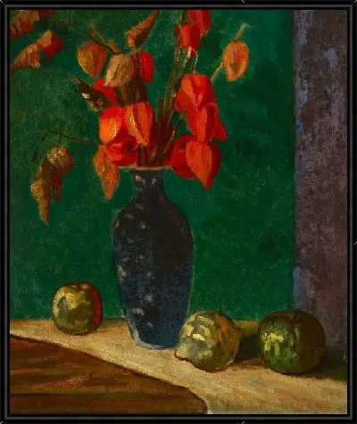 Картина Натюрморт, зимняя вишня