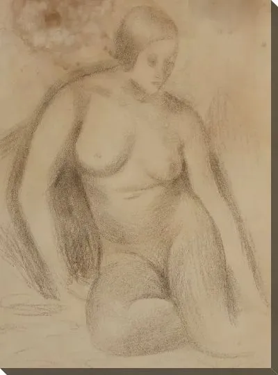 Картина Nude Study (ранее каталогизированный как Carrington)