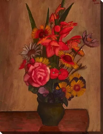 Картина Натюрморт, Ваза с цветами