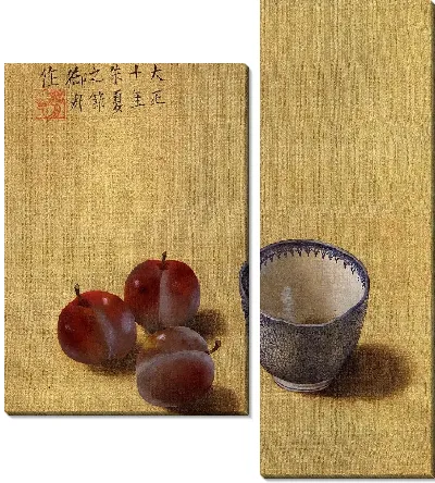 Чайница и фрукты