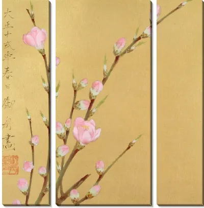 Картина Цветение персика