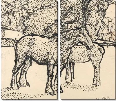 Две лошади №4