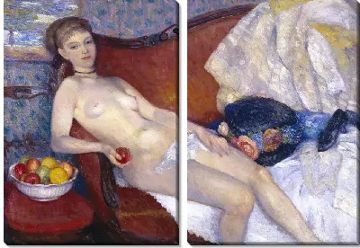 Картина Обнаженная с яблоком