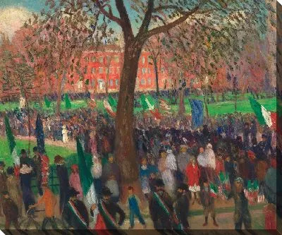 Картина Парад, Вашингтонская площадь