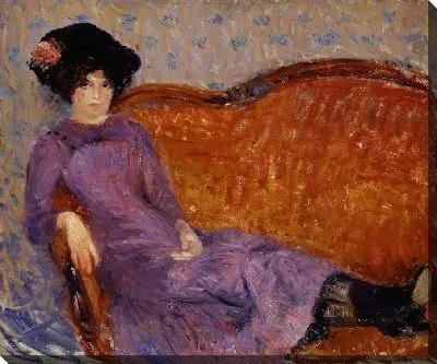 Фиолетовое платье