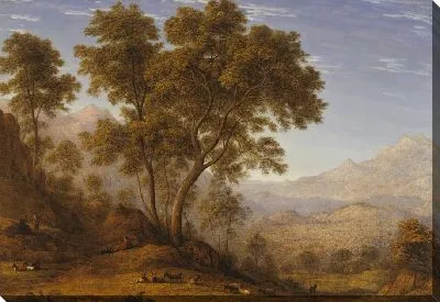 Картина Мой последний взгляд на Италию, глядя из Альп на Сузу