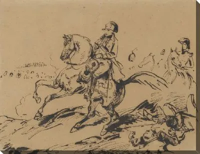 Картина Наполеон на лошадях