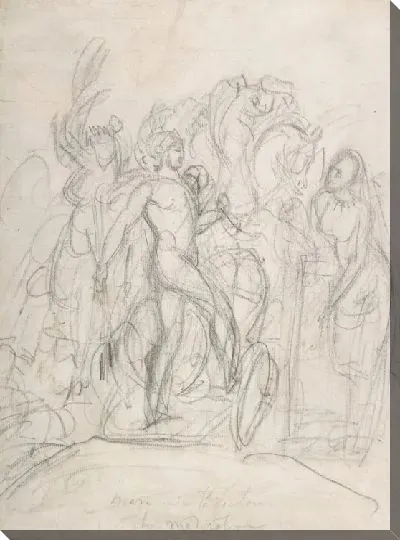 Картина Марс увенчан победой и слушанием умеренности