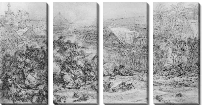 Картина Битва пирамид, 21 июля 1798 г.