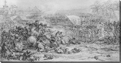 Картина Битва пирамид, 21 июля 1798 г.