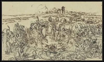 Наполеон на поле битвы при Эйлау