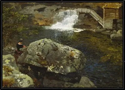 У мельничного пруда