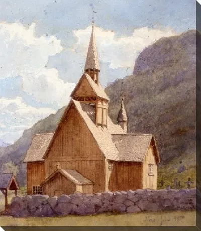 Деревянная церковь в Несбиене