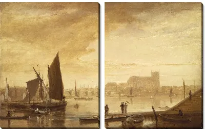 Картина Вестминстерский мост и аббатство