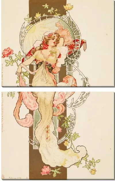 Картина Скала Факира в Султангандже, на реке Ганг