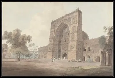 Главный вход в мечеть Джами, Джаунпур