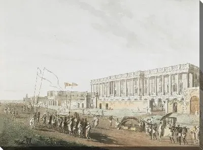 Картина Новый дом суда  с видом на Калькутту