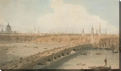 Картина Вид на Лондонский мост и собор Святого Павла