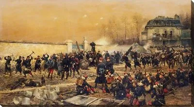 Картина Оборона Шампиньи