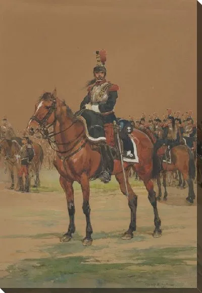 Картина Французский кирасир