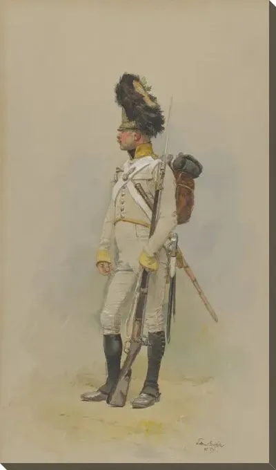 Картина Постоянный гренадер муниципальной гвардии