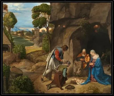 Картина Поклонение пастухов