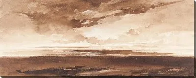 Картина Панорама побережья на закате