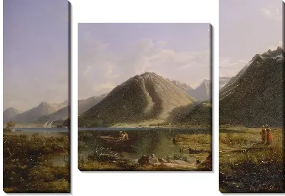 Картина Конец Женевского озера