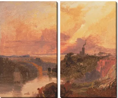 Ущелье Эйвон на закате