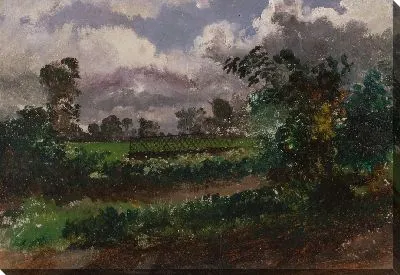 Картина Вид на сад художника из его дома в Эксмуте, Девоншир