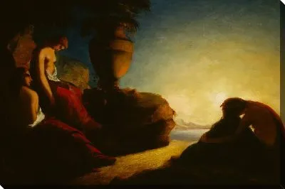 Картина Три сестры Фаэтона плачут над могилой своего брата