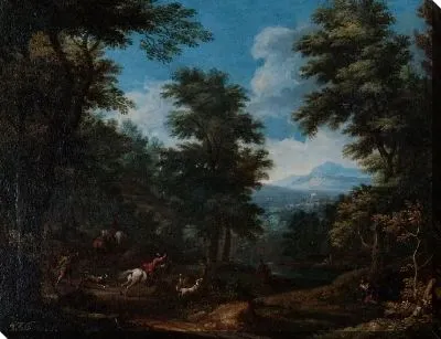 Картина Охотничья сцена