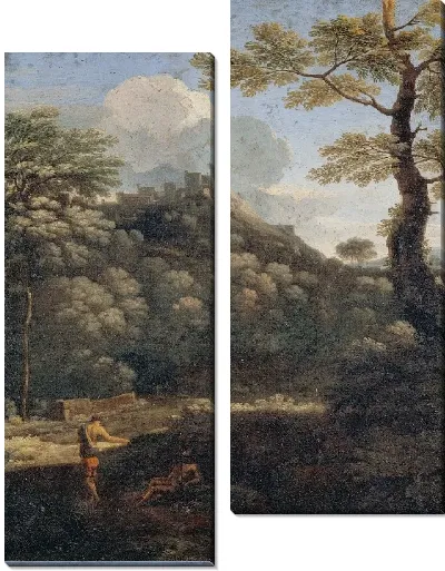 Картина Замок в лесу