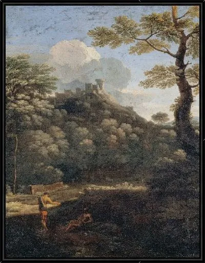 Картина Замок в лесу