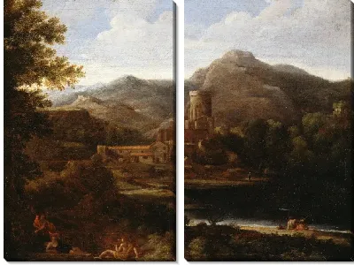 Деревня у озера №4