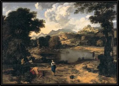 Героический пейзаж с фигурами