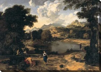 Героический пейзаж с фигурами