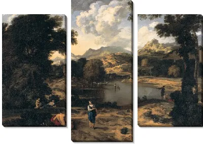 Героический пейзаж с фигурами