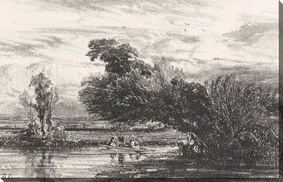 Картина Банки Соммы, Пикардия (Банки Соммы, Пикардия)