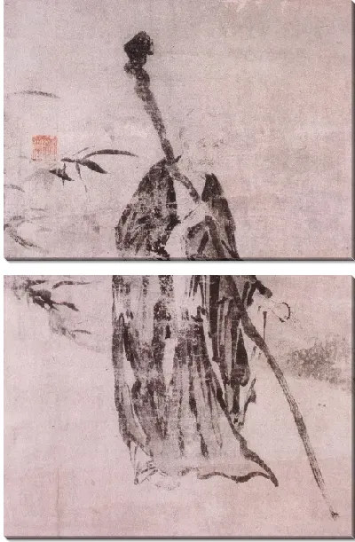 Картина Старый буддийский монах